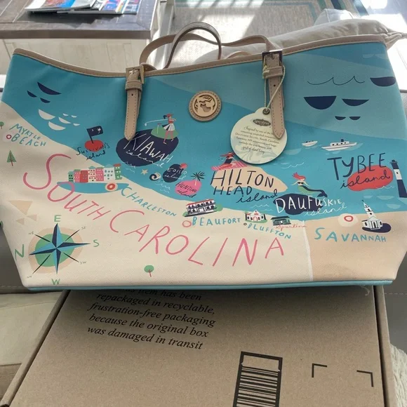 Beach tote - Sea islands collection  -spartina 449 . - Picture 10 of 10